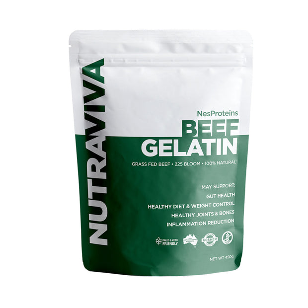 Beef Gelatin (Grass Fed) NesProteins 450g Nutraviva