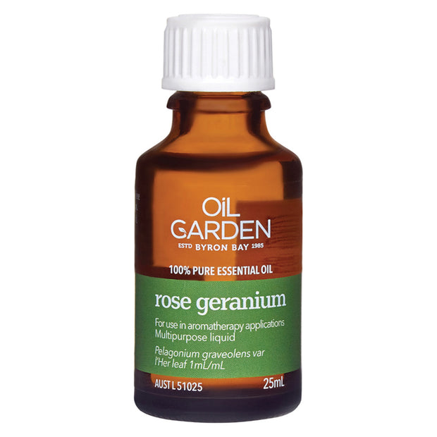 Rose Geranium Essential Oil 25ml Oil Garden