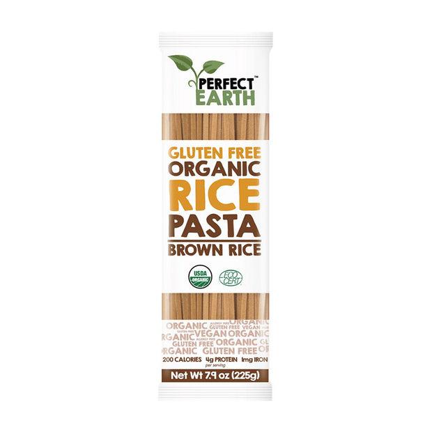 Pasta Organic Brown Rice 225g Perfect Earth