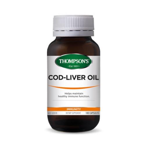 Cod Liver Oil 100C Thompsons - Broome Natural Wellness