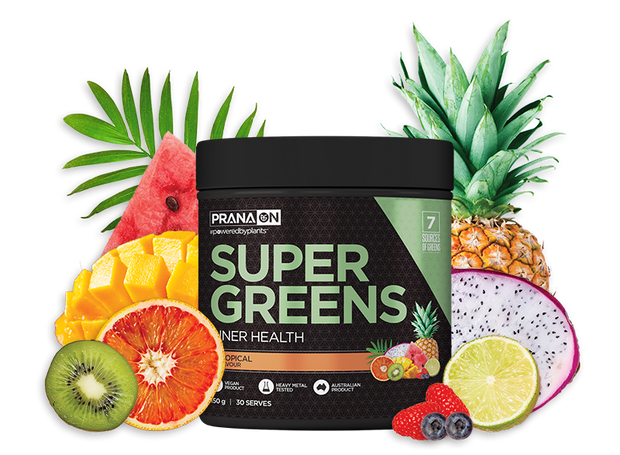 Super Greens Tropical 150g PranaOn - Broome Natural Wellness
