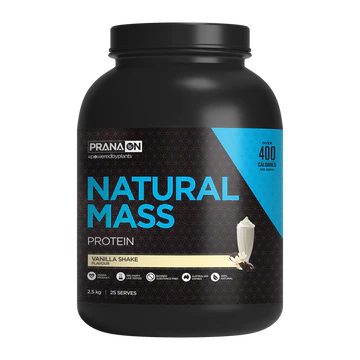 Natural Mass 2.5kg Vanilla Shake Prana0n