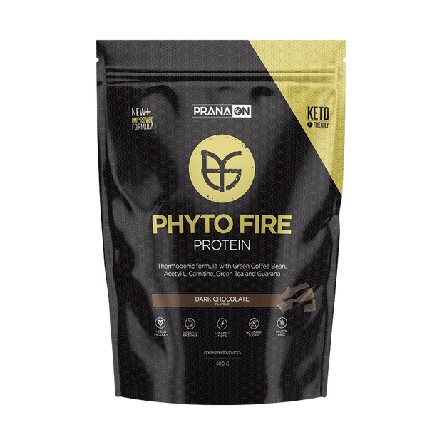 Phyto Fire Protein Dark Choc 400g PranaOn - Broome Natural Wellness