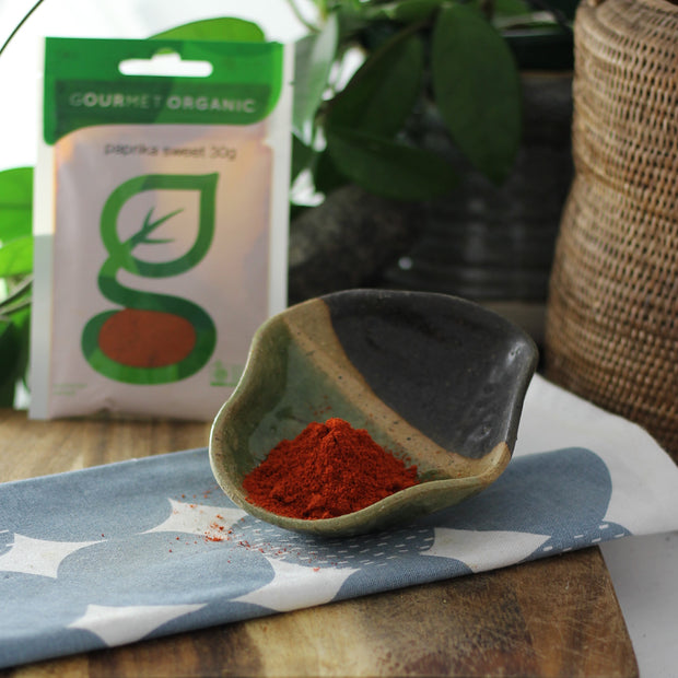 Paprika Sweet 30g Gourmet Organic Herbs