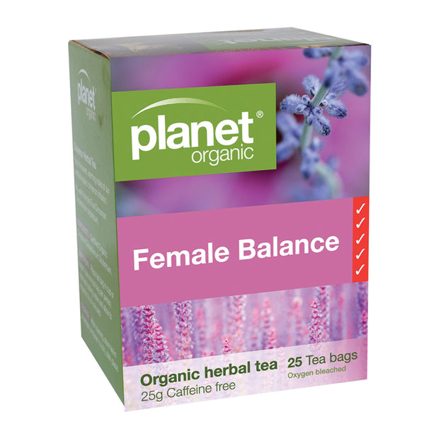 Female Balance Organic Tea 25 Bags Planet Organic