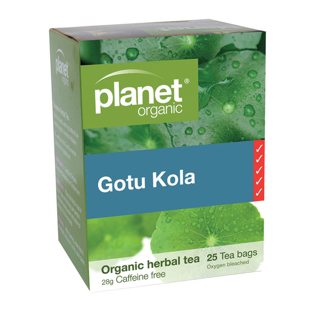 Gotu Kola Organic Tea 25 Bags Planet Organic