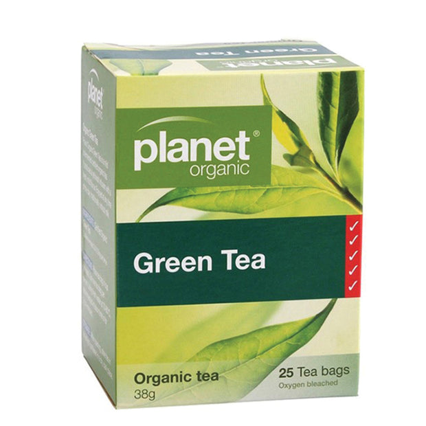 Green Organic Tea 25 Bags Planet Organic
