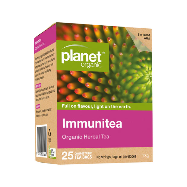 Immunitea Organic Tea 25 Bags Planet Organic