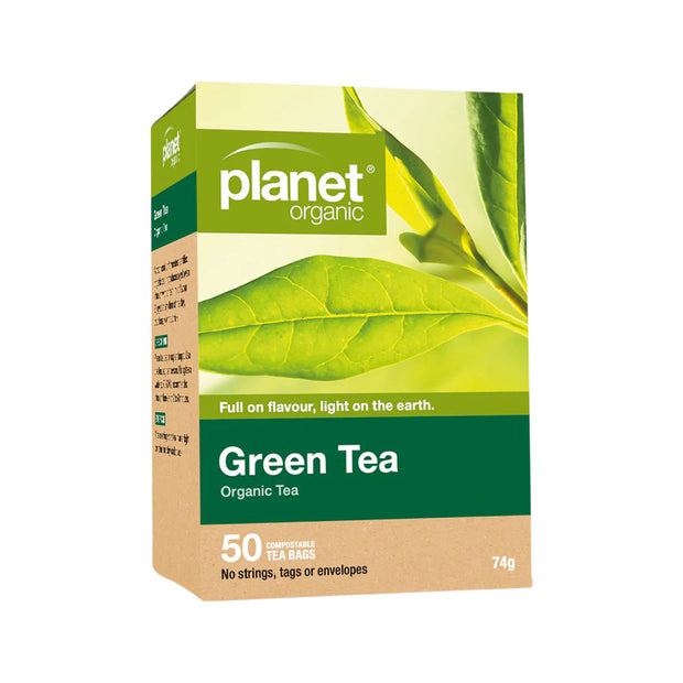 Green Organic Tea 50 Bags Planet Organic