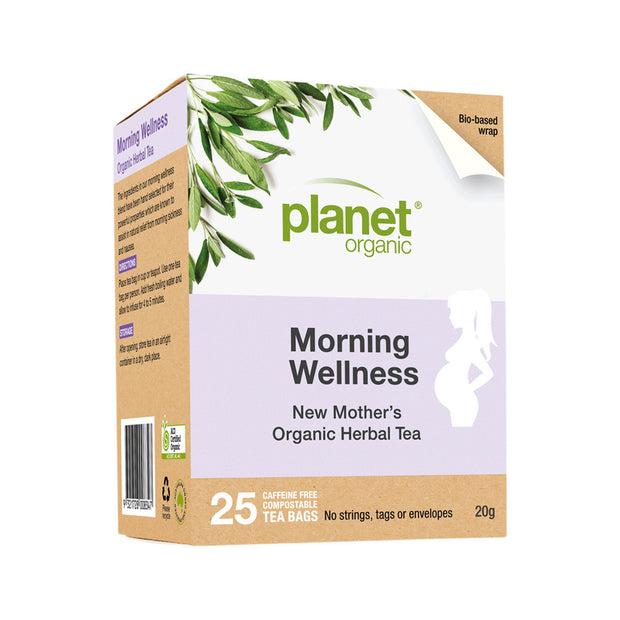 Morning Wellness Herbal Organic Tea 25 Bags Planet Organic