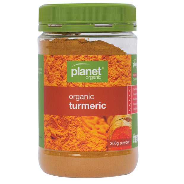 Turmeric Powder Organic Jar 300g Planet Organic