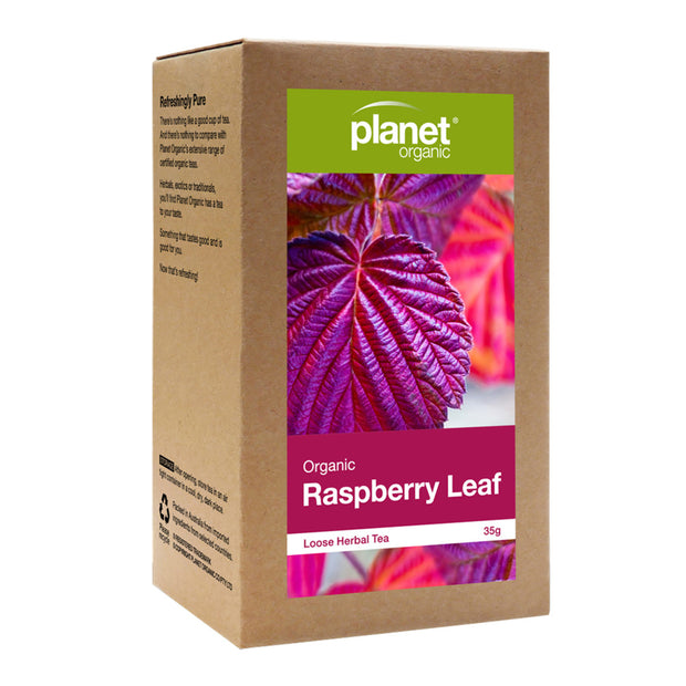 Raspberry Leaf Tea Organic Loose Leaf 35g Planet Organic - Broome Natural Wellness