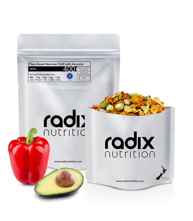 EXPEDITION 800 Plant-Based Mexican Chilli with Avocado RADIX - Broome Natural Wellness