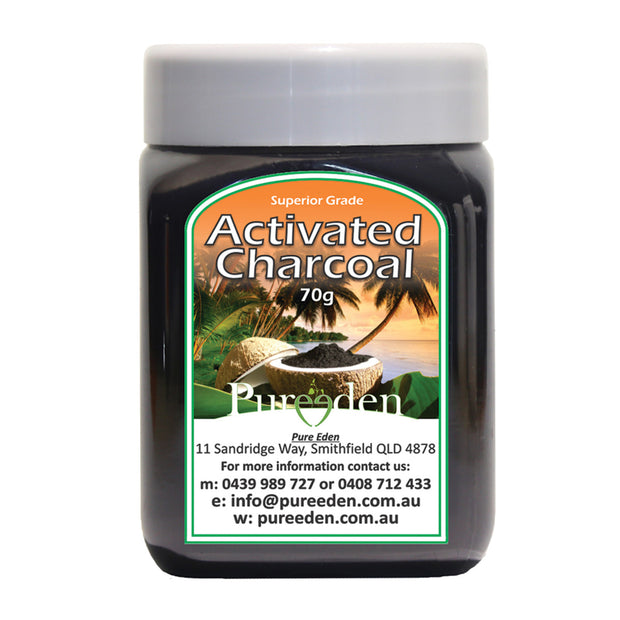 Activated Charcoal 70g Pure Eden