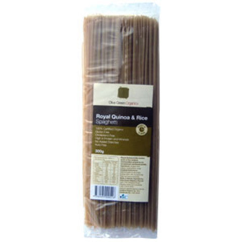 Pasta Quinoa & Rice Spaghetti 300g Olive Green Organics