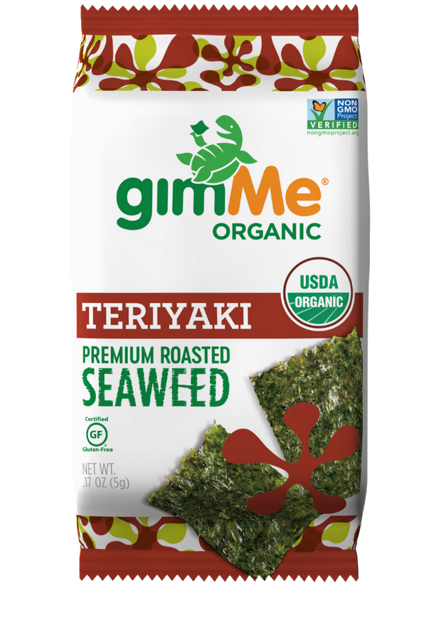 Roasted Seaweed Snacks Teriyaki 10g Gimme