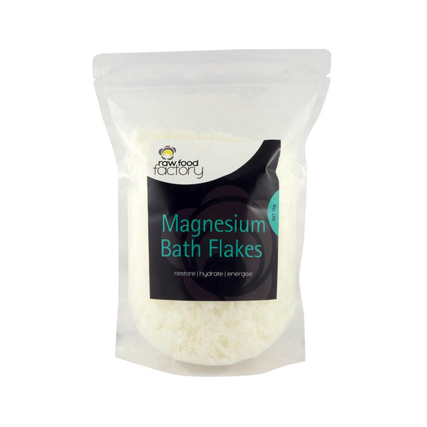 Magnesium Bath Flakes 1kg Raw Food Factory - Broome Natural Wellness