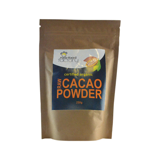 Cacao Powder Organic Raw 250g Raw Food Factory