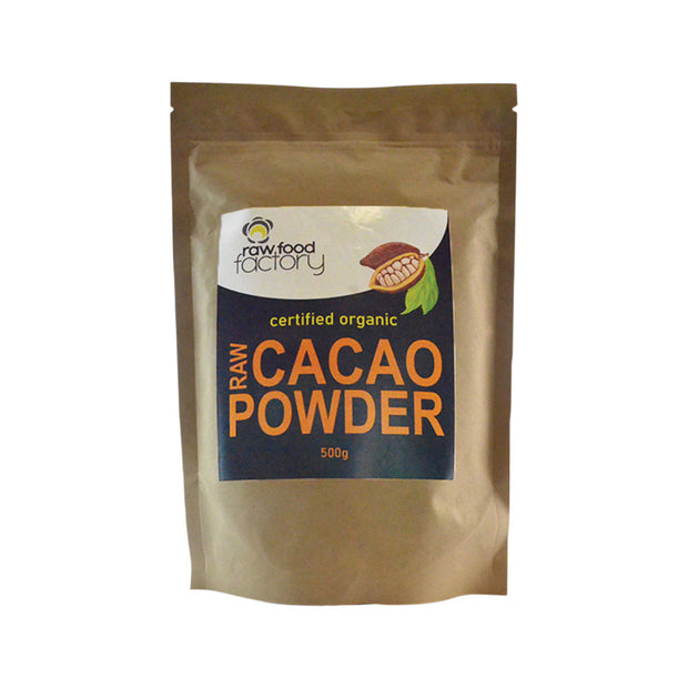 Cacao Powder Organic Raw 500g Raw Food Factory
