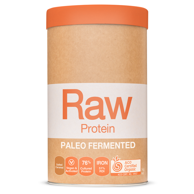 Raw Paleo Protein Fermented Salted Caramel 1kg Amazonia
