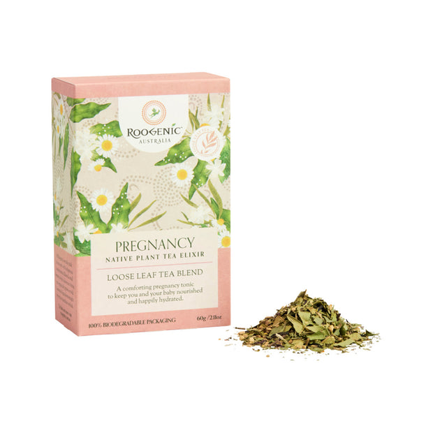 Pregnancy Native Plant Tea Elixir 18 Tea Bags Roogenic Australia