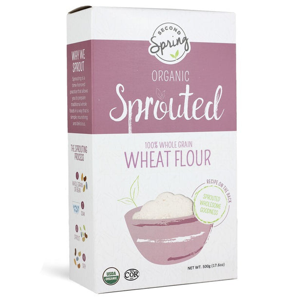 Wheat Flour Sprouted Organic 500g Second Spring