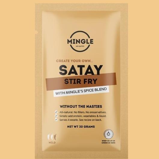 MINGLE Natural Seasoning Satay Stir Fry 30g