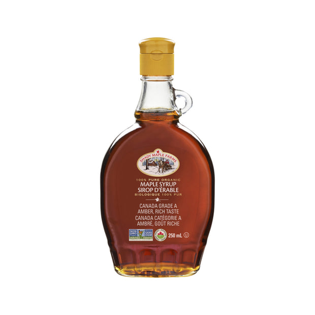 Maple Syrup  Pure Organic 250ml Shady Maple Farms