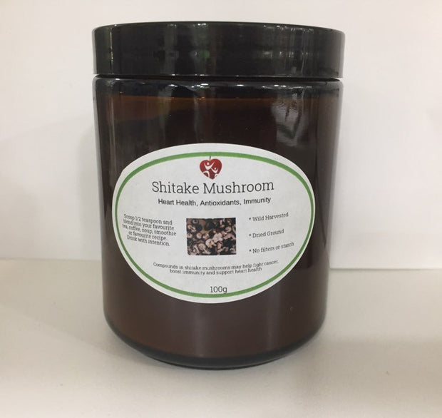 Shitake Mushrooms 100g Broome Natural Wellness - Broome Natural Wellness