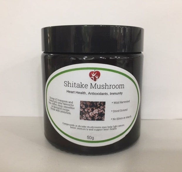 Shitake Mushrooms 50g Broome Natural Wellness - Broome Natural Wellness