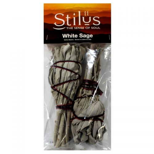 White Sage Smudge Twin Pack 5 inch