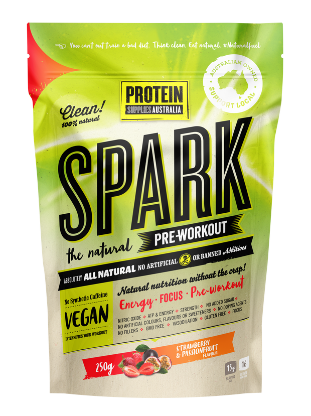 SPARK Pre Workout 250g Strawberry  & Passionfruit PSA