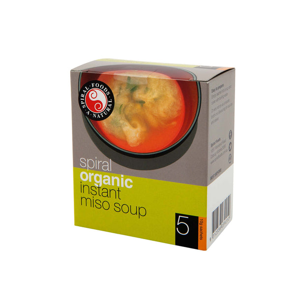 Miso Instant Organic 10g x 5 pk Spiral - Broome Natural Wellness
