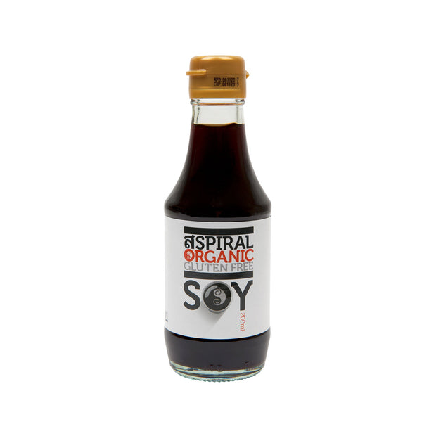 Soy Sauce Organic Gluten Free 200ml Spiral