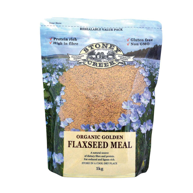 Flaxseed Meal Golden Organic 1kg Stoney Creek