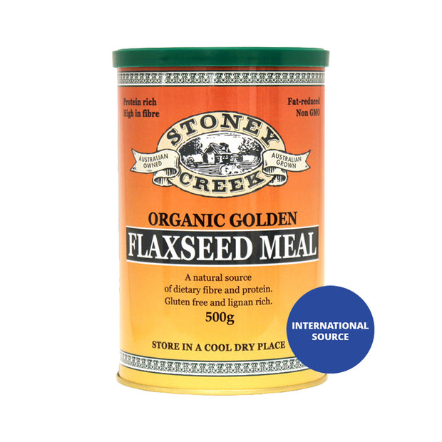 Flaxseed Meal Brown Organic (International source) 1kg Stoney Creek