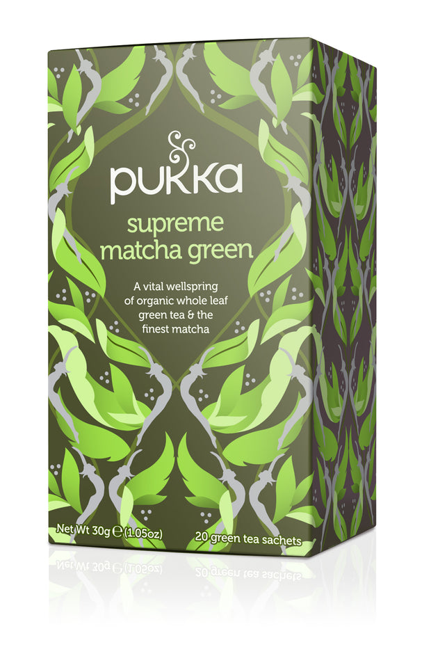 Supreme Matcha Green Bags 20 Pukka - Broome Natural Wellness