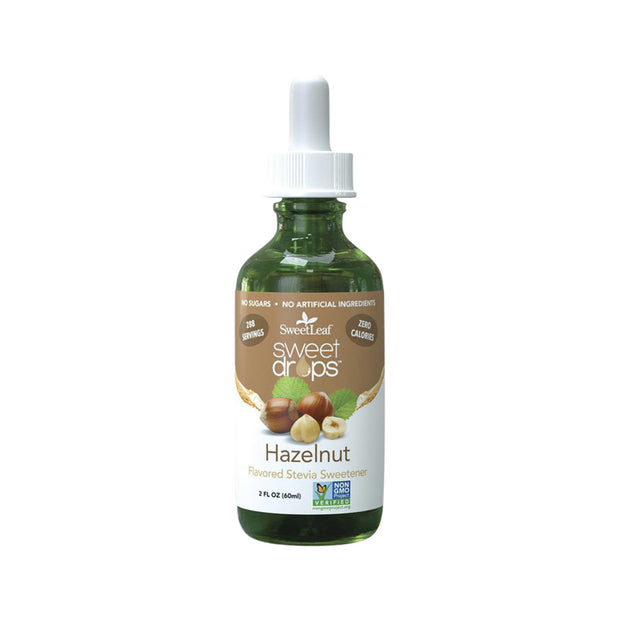 Stevia Liquid Hazelnut 60ml Sweet Leaf