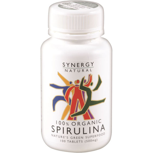 Spirulina Organic 100T Synergy Natural