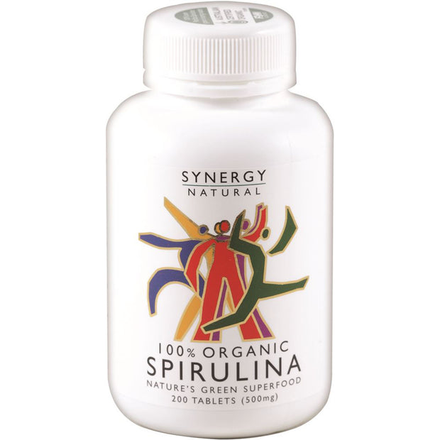 Spirulina Organic 200T Synergy Natural - Broome Natural Wellness