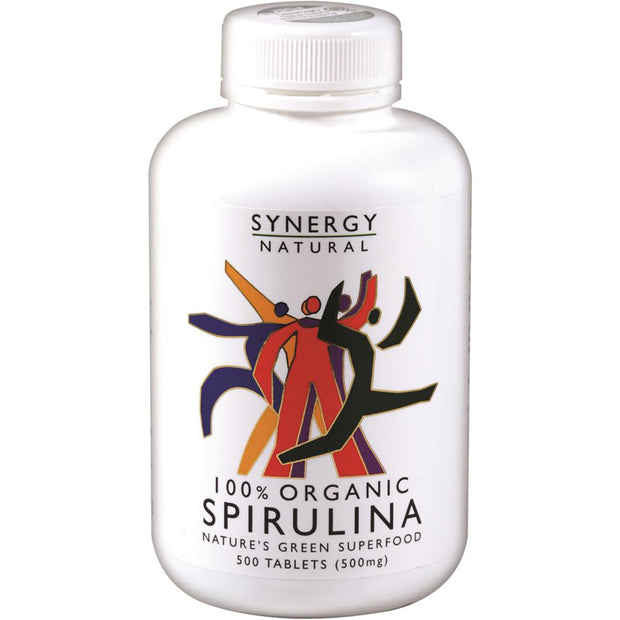 Spirulina Organic 500T Synergy - Broome Natural Wellness