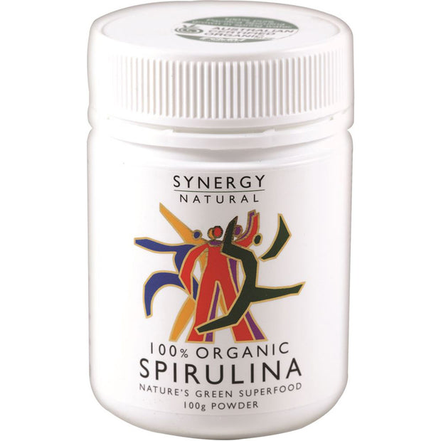 Spirulina Powder Organic 100g Synergy Natural - Broome Natural Wellness
