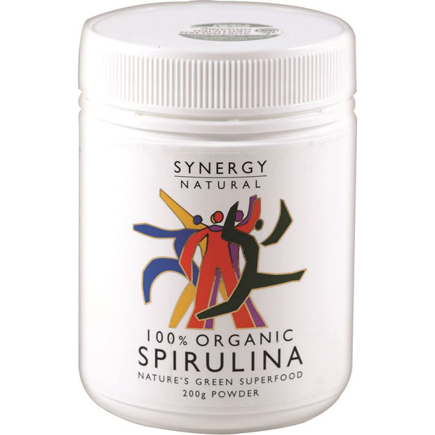 Spirulina Powder Organic 200g Synergy Natural - Broome Natural Wellness