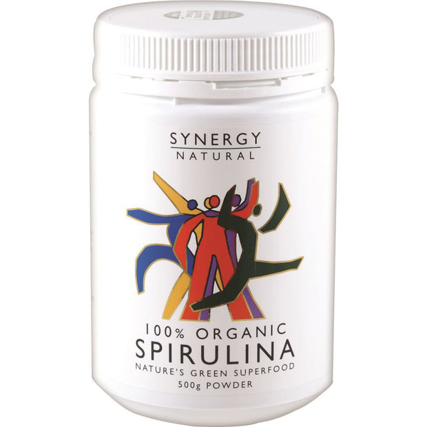 Spirulina Organic Powder 500g Synergy - Broome Natural Wellness