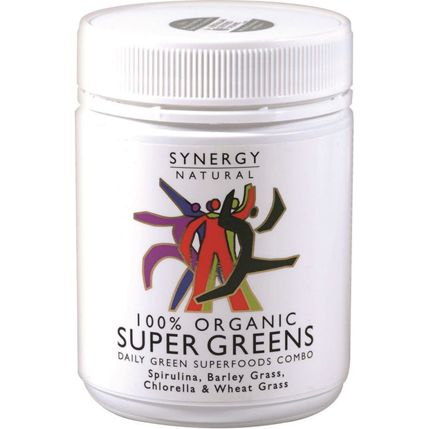 Super Greens Organic Powder 200g Synergy - Broome Natural Wellness