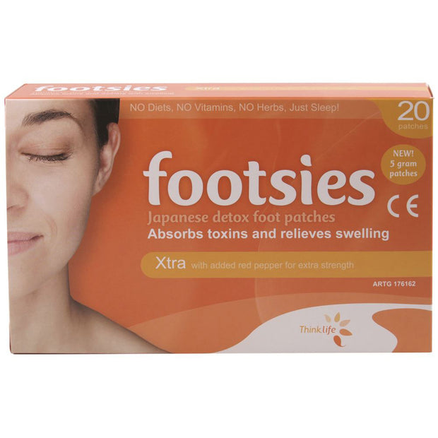 Foot Patches Xtra 20 Patches Thinklife Footsies