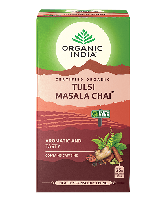 Tulsi Masala Chai Organic Tea 25 Bags Organic India