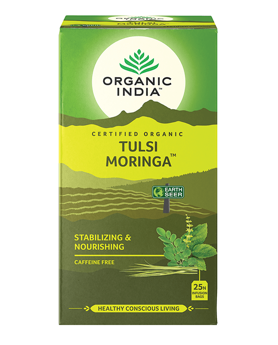Tulsi Moringa Organic Tea 25 Bags Organic India