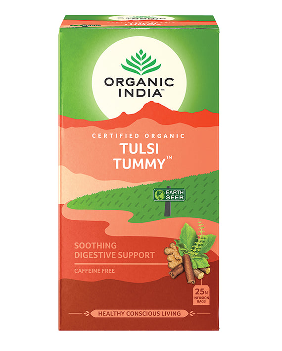 Tulsi Tummy Organic Tea 25 Bags Organic India