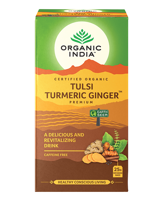 Tulsi Turmeric Ginger Organic Tea 25 Bags Organic India